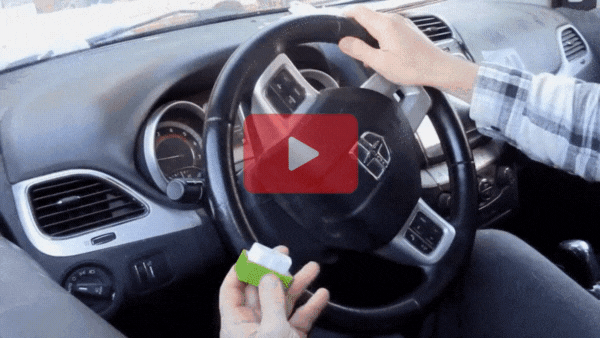 video of man using OptiFuel to save on gas